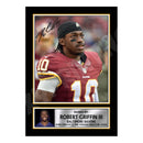 Robert Griffin III 1 Limited Edition Football Signed Print - American Footballer