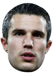 Robin Van Persie FOOTBALL 2018 Celebrity Face Mask Fancy Dress Cardboard Costume Mask