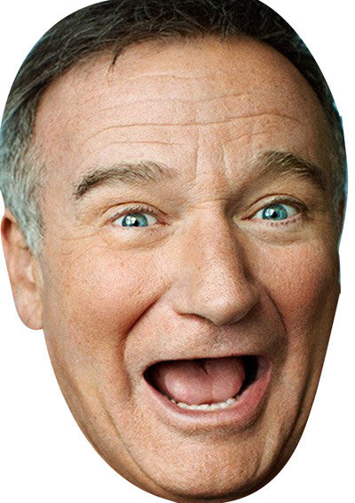 Robin Williams Face Mask – Fancy Dress Cardboard Costume Mask – Robin Williams Face Mask