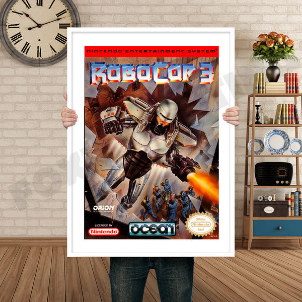 Robocop 3 Retro Game Inspired Theme Nintendo NES Gaming