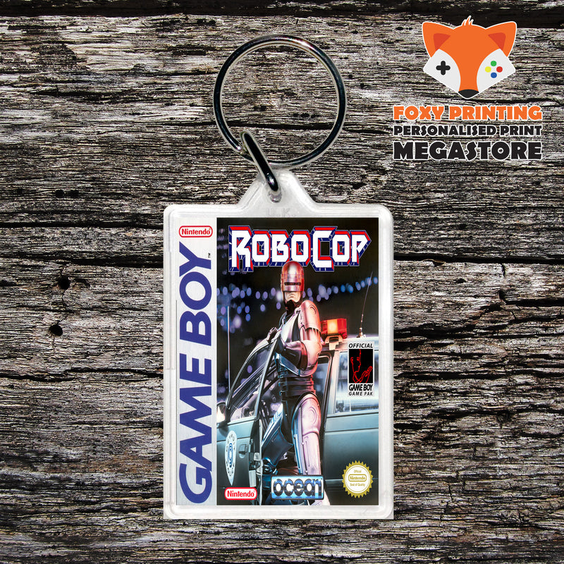 Robocop Ca Gameboy Gaming Keyring