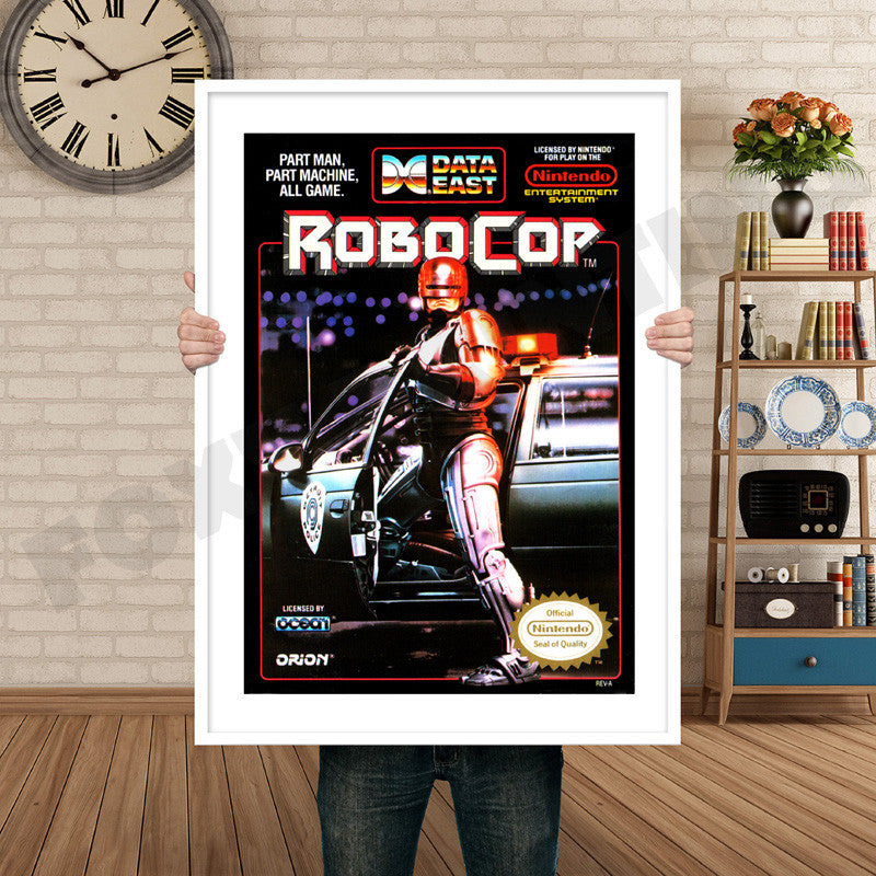 Robocop Retro GAME INSPIRED THEME Nintendo NES Gaming A4 A3 A2 Or A1 Poster Art 481