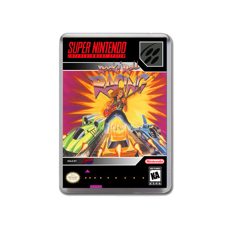 Rock N Roll Racing - SNES GAME inspired Retro Gaming Magnet