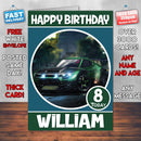 Rocket League M4 Inspired Style Game Kids Inspired Birthday Card (SA)