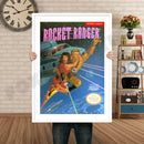 Rocket Ranger Retro GAME INSPIRED THEME Nintendo NES Gaming A4 A3 A2 Or A1 Poster Art 485