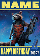 Rocket THEME INSPIRED Style PERSONALISED Kids Adult FUNNY Birthday Card