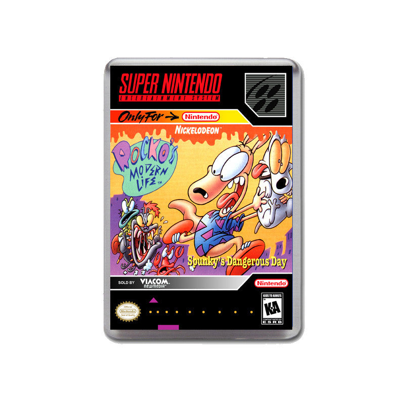 Rocko's Modern Life - SNES GAME inspired Retro Gaming Magnet