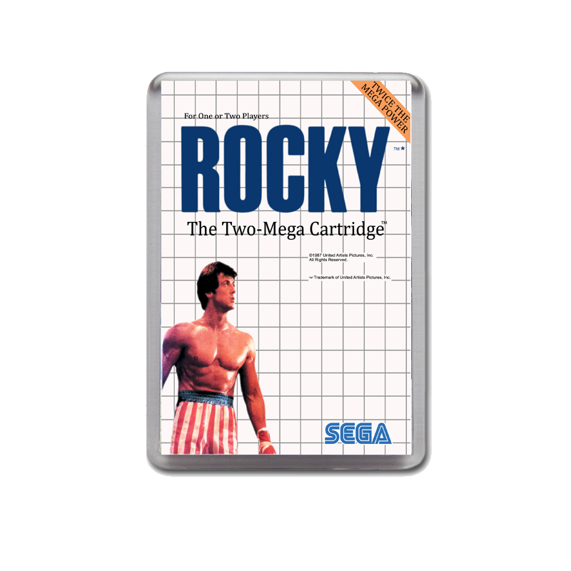 Rocky Sega Master System Game Inspired Fridge Magnet