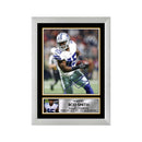 Rod Smith Limited Edition Football Signed Print - American Footballer