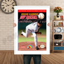 Roger Clemens MVP Baseball Retro GAME INSPIRED THEME Nintendo NES Gaming A4 A3 A2 Or A1 Poster Art 488