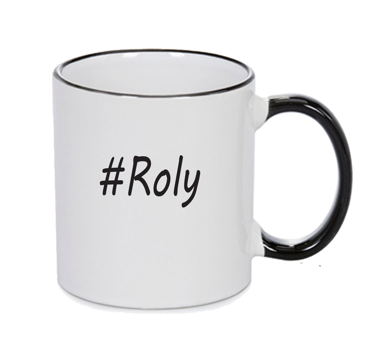 Personalised Your CUSTOM Name Roly Printed Mug – printed mug product image 1