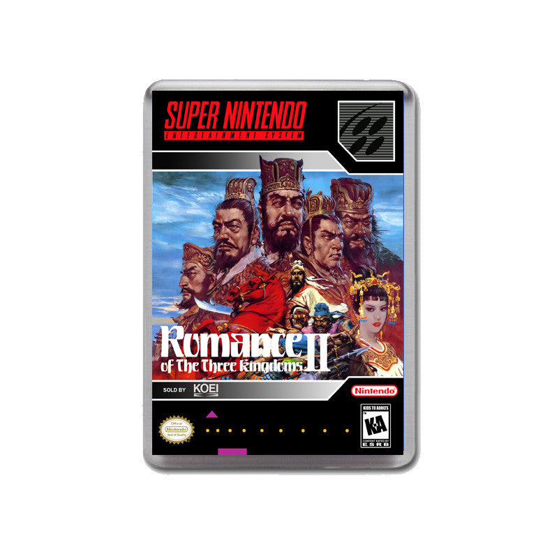 Romance Of The Three Kingdoms Ii - SNES GAME inspired Retro Gaming Magnet