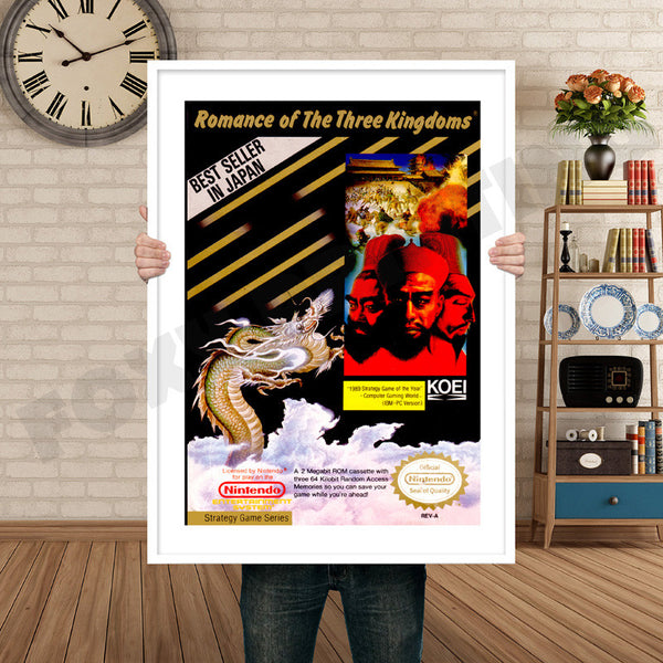 Romance of the Three Kingdoms Retro Game Inspired Theme Nintendo NES Gaming