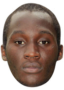 ROMELU LUKAKU JB - Footballer Fancy Dress Cardboard Celebrity Party Face Mask