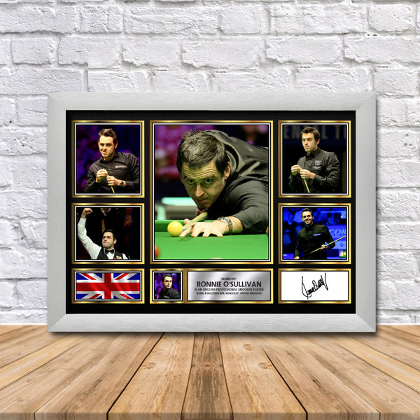 Ronnie O Sullivan Printed Signature Print