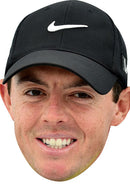 Rory Mcilroy 2016 Celebrity Face Mask Fancy Dress Cardboard Costume Mask