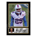 Ross Cockrell 1 Limited Edition Football Signed Print - American Footballer