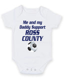 Ross CountyMe and my Daddy Football Fan Baby Grow Bodysuit