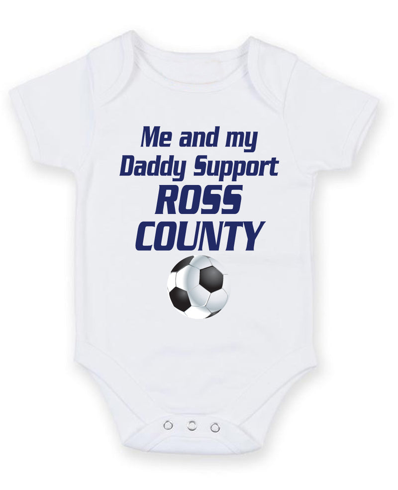 Ross CountyMe and my Daddy Football Fan Baby Grow Bodysuit