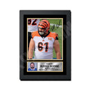 Russell Bodine 1 Limited Edition Football Signed Print - American Footballer