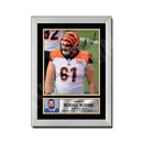 Russell Bodine 1 Limited Edition Football Signed Print - American Footballer