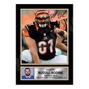 Russell Bodine 2 Limited Edition Football Signed Print - American Footballer