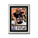 Russell Bodine 2 Limited Edition Football Signed Print - American Footballer