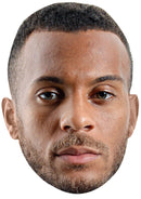 RYAN BERTRAND JB - Footballer Fancy Dress Cardboard Celebrity Party Face Mask