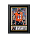 Ryan Glasgow 2 Limited Edition Football Signed Print - American Footballer