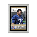 Ryan Groy 2 Limited Edition Football Signed Print - American Footballer