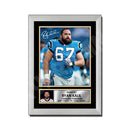 Ryan Kalil 1 Limited Edition Football Signed Print - American Footballer