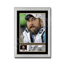 Ryan Kalil 2 Limited Edition Football Signed Print - American Footballer