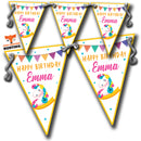 S003 Unicorn Bunting Premium Party Decorations  (Standard Bunting (14.8cm X 21cm))