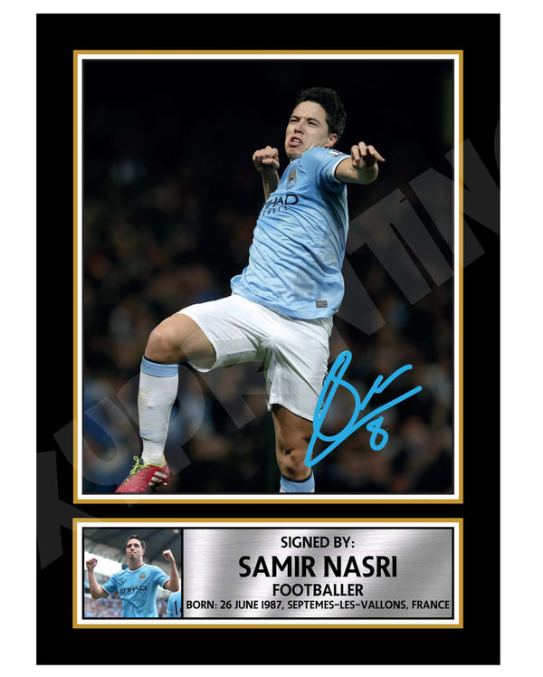 SAMIR NASRI (1) Football Player Printed Signature Print