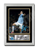 SAMIR NASRI (1) Limited Edition Football Player Signed Print - Football