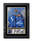 SAMUEL ETO_O 2 Limited Edition Football Player Signed Print - Football