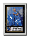 SAMUEL ETO_O 2 Limited Edition Football Player Signed Print - Football