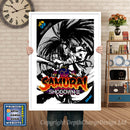 SAMURAI SHOWDOWN 3 NEO GEO GAME INSPIRED THEME Retro Gaming Poster A4 A3 A2 Or A1