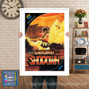 SAMURAI SHOWDOWN NEO GEO GAME INSPIRED THEME Retro Gaming Poster A4 A3 A2 Or A1