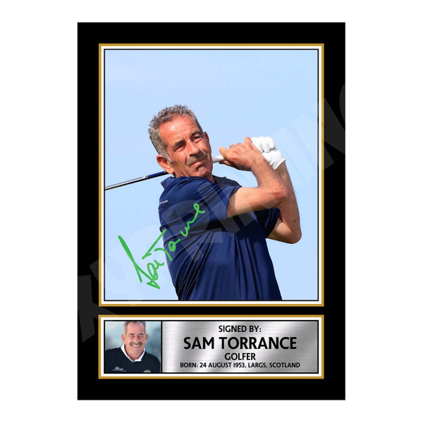 SAM TORRANCE 2 Golfer Printed Signature Print