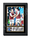 SAM VOKES _ DANNY INGS Limited Edition Football Player Signed Print - Football