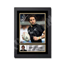SAM WHITELOCK 2 Limited Edition Rugby Player Signed Print - Rugby