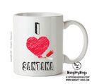 I Love SANTANA Celebrity Mug