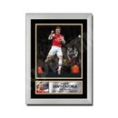 SANTI CAZORLA Limited Edition Football Player Signed Print - Football