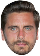 SCOTT DISICK JB - TV Star Fancy Dress Cardboard Celebrity Party Face Mask