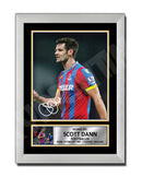 SCOTT DANN Limited Edition Football Player Signed Print - Football