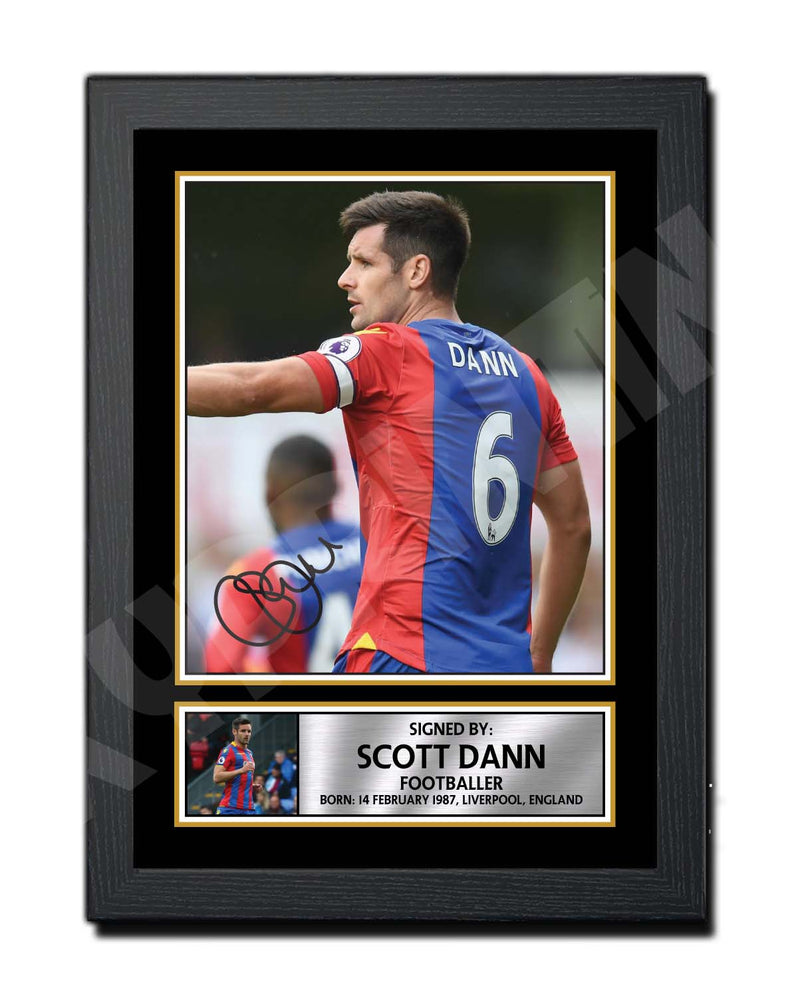 SCOTT DANN 2 Limited Edition Football Player Signed Print - Football