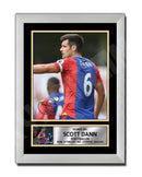SCOTT DANN 2 Limited Edition Football Player Signed Print - Football