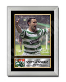 SCOTT McDONALD Limited Edition Football Player Signed Print - Football