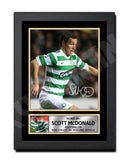 SCOTT McDONALD 2 Limited Edition Football Player Signed Print - Football